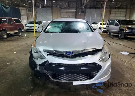 2014 Hyundai Sonata Hybrid z USA, uszkodzony, nr VIN KMHEC4A49EA116512